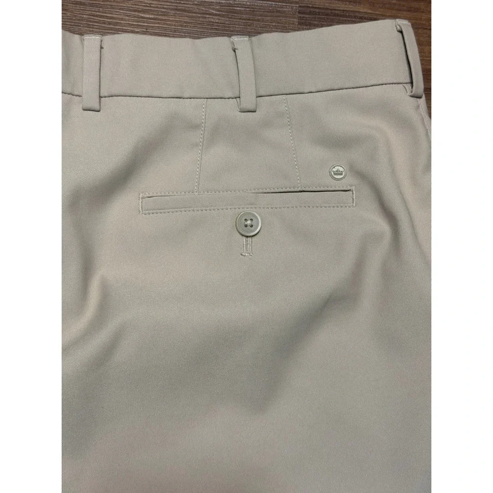 Peter Millar Salem Classic Performance Golf Shorts 124th U.S Open Khaki Sz 36